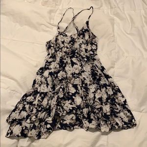 Blue floral sundress
